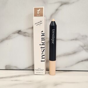 TRESTIQUE Concealer Crayon + Sponge In Bone (Fair/Light) - NEW IN BOX